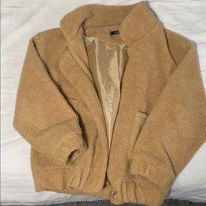Tan teddy jacket